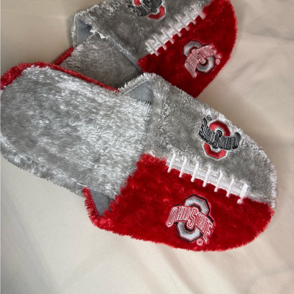 Ohio State Fuzzy Slippers